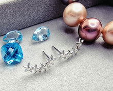 Indlæs billede til gallerivisning HOT! HOT! "kravler" Stjerne ørestikkere Sterling sølv