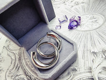 Indlæs billede til gallerivisning !HOT HOT! STORE klassiske, tidesløse & unikke ørestikkere Sterling sølv
