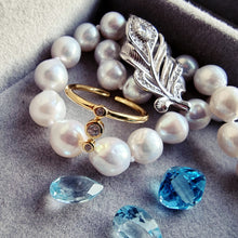 Indlæs billede til gallerivisning Minimalistisk ring med sten. Sterling sølv/guldbelagt