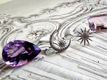 Indlæs billede til gallerivisning Mix & match! Sol & måne ørestikkere m/sten. Sterling sølv