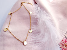 Indlæs billede til gallerivisning Lækkert minimalistisk armbånd/ankelkæde Sterling sølv/guldbelagt