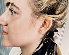 Indlæs billede til gallerivisning Flotte kugle ørestikkere Sterling sølv