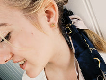 Indlæs billede til gallerivisning Mix & match! Sol & måne ørestikkere m/sten Sterling sølv