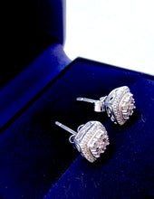 Indlæs billede til gallerivisning Firkantede diamant ørestikkere