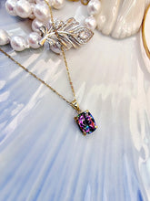 Indlæs billede til gallerivisning 10 karat guld vedhæng mystisk topas