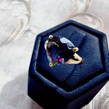 Indlæs billede til gallerivisning 3.5Ct trillion cut mystisk topas 10 karat guld 47% rabat!