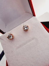 Indlæs billede til gallerivisning Diamant solitaire ørestikkere tot 0.60 carat 18 karat guld