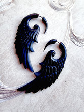 Indlæs billede til gallerivisning Mørke englevinger HÅNDLAVET