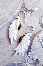 Indlæs billede til gallerivisning Hvide englevinger HÅNDLAVET
