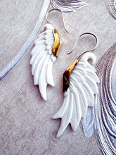 Indlæs billede til gallerivisning Hvide englevinger HÅNDLAVET