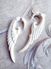 Indlæs billede til gallerivisning Hvide englevinger HÅNDLAVET