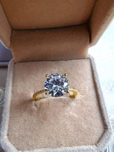 Indlæs billede til gallerivisning Stor flot solitaire ring