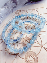 Indlæs billede til gallerivisning Flotte aquamarine armbånd