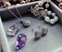 Indlæs billede til gallerivisning Runde diamant ørestikkere