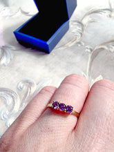 Indlæs billede til gallerivisning Ametyst ring 10 karat guld 62% rabat!
